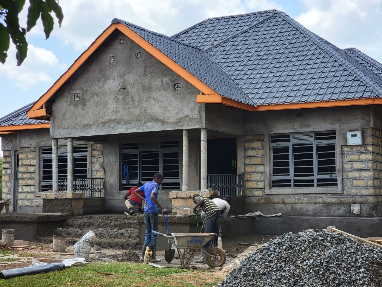 Building construction in progress