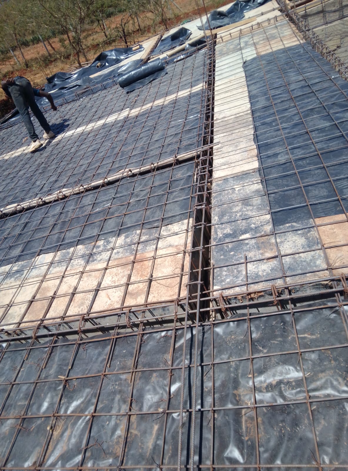 Roof truss installation
