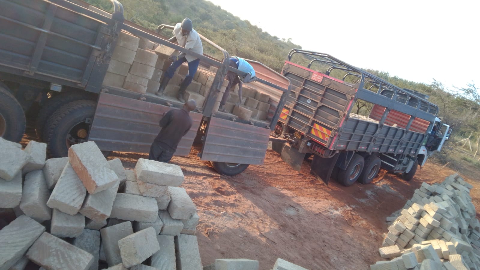 Construction materials delivery
