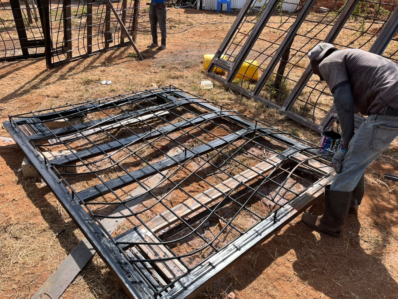 Steel frame fabrication