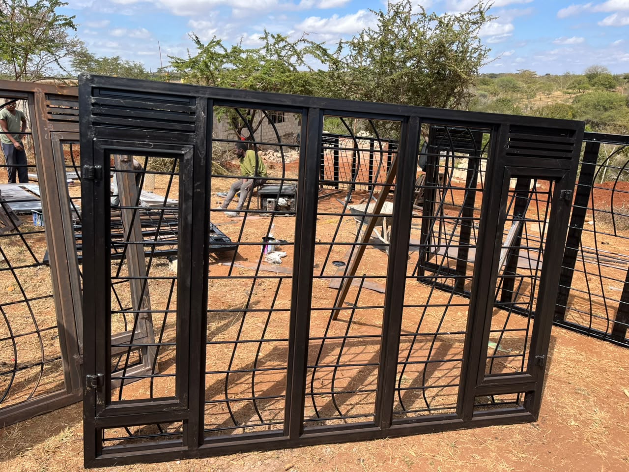 Fabricated steel window frames