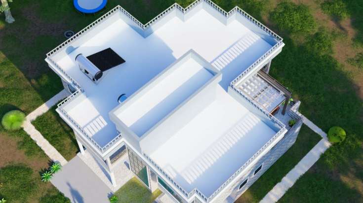 Aerial rooftop design