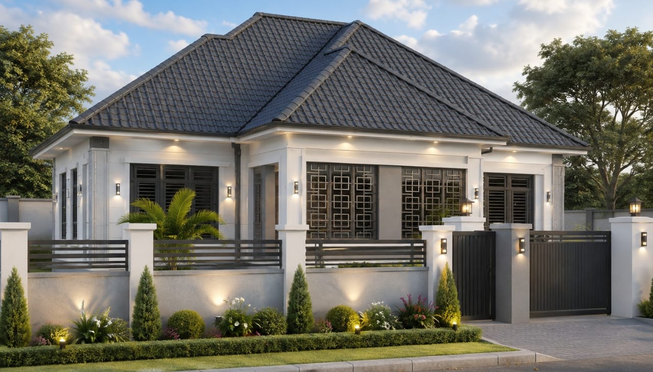 Bungalow with Feature Roof Concept