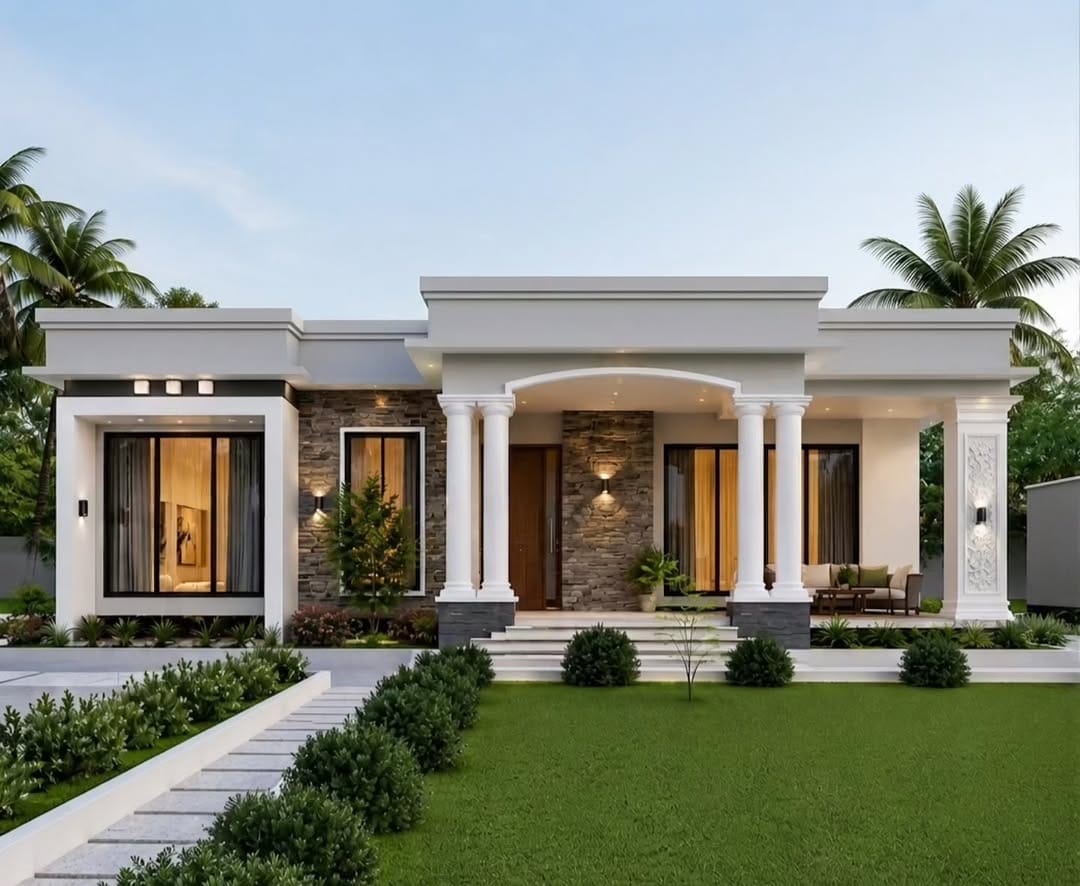 Tropical Landscaped Bungalow Concept