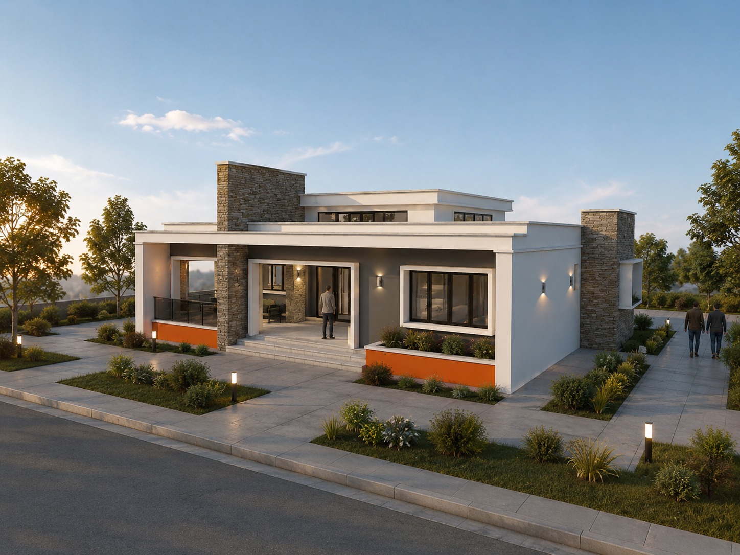 Bungalow Design - Garden View