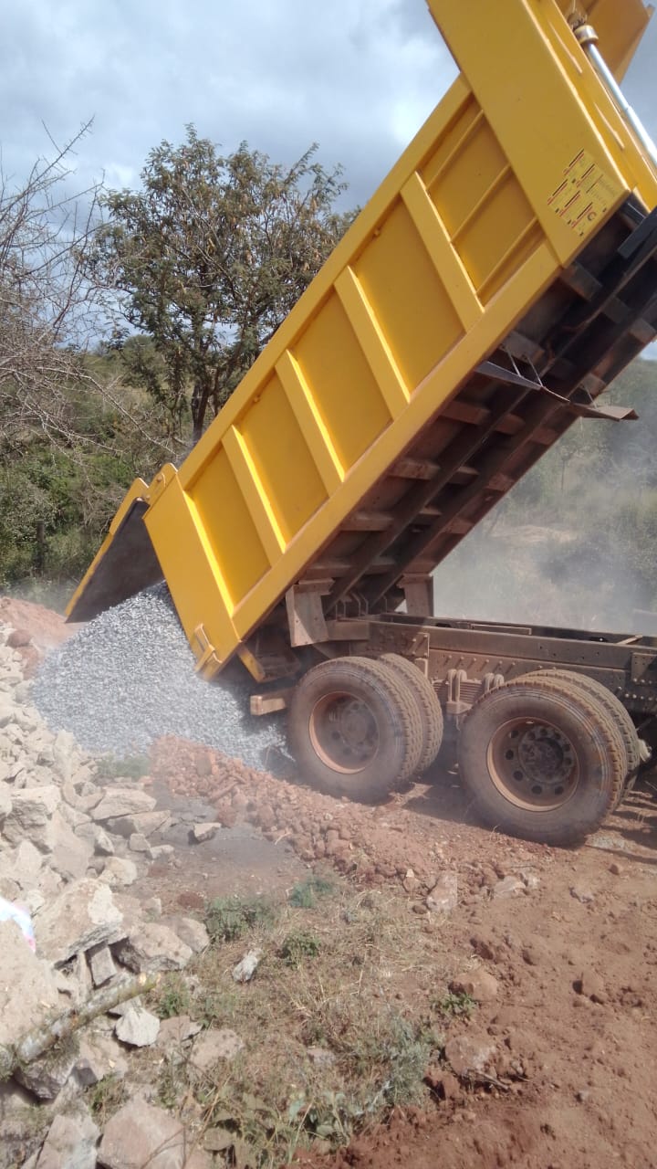Earthworks and material delivery