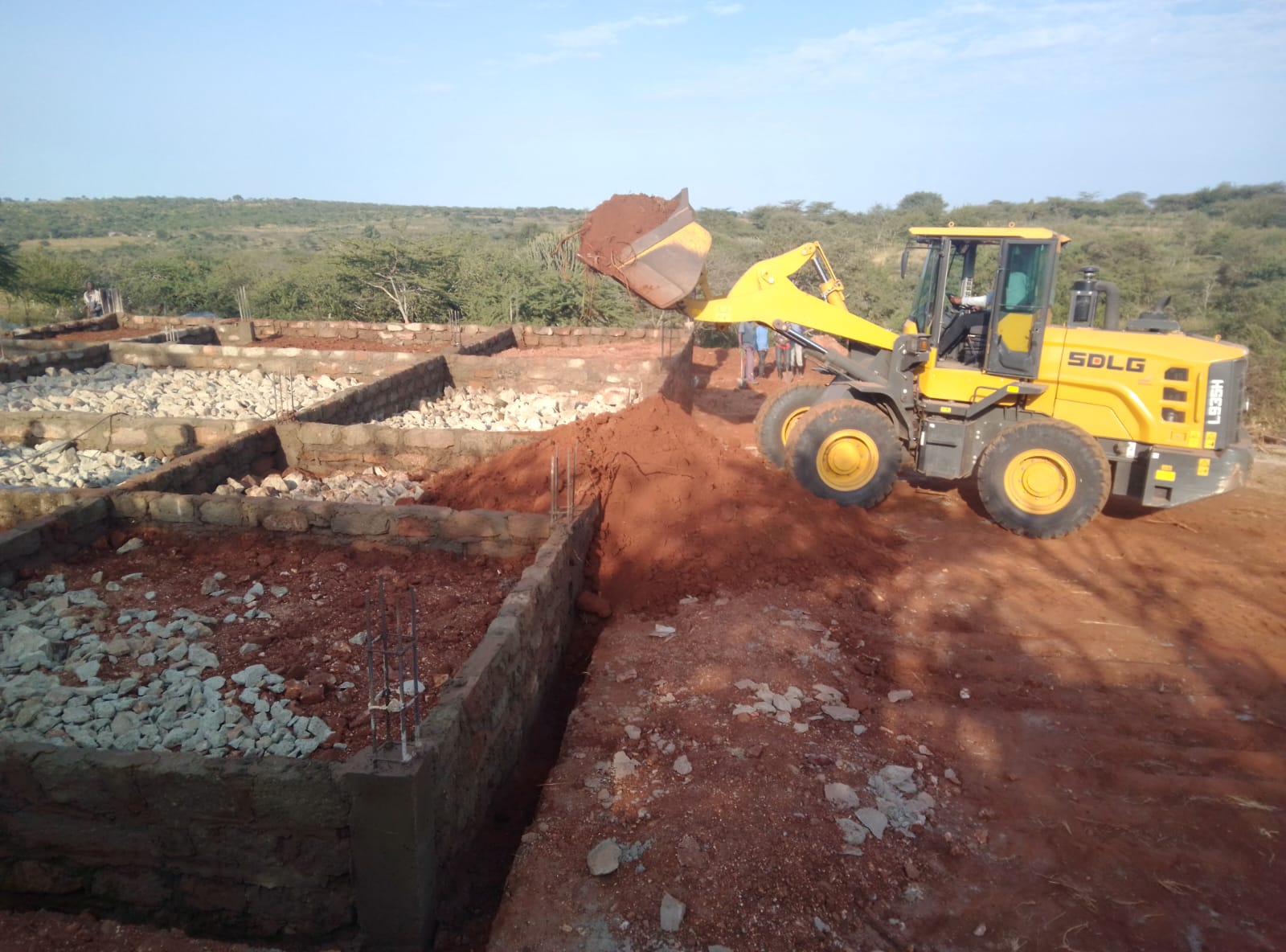 Deep foundation excavation