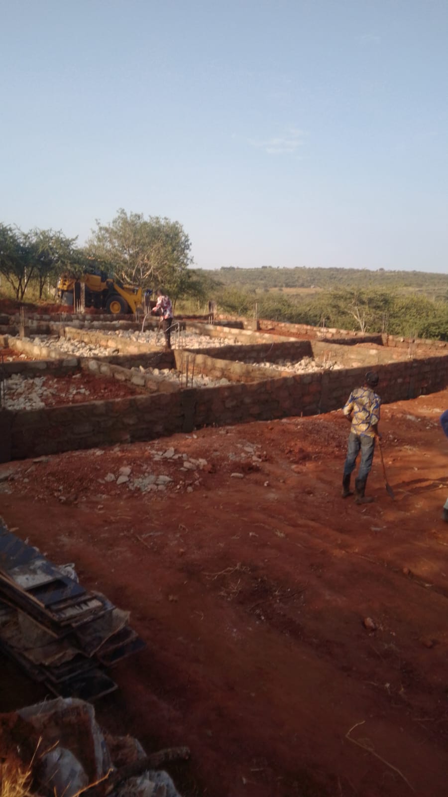 Site foundation layout
