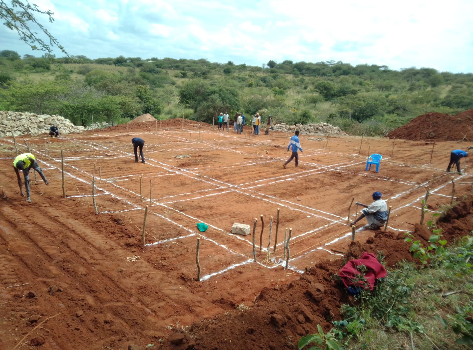Site setting-out survey