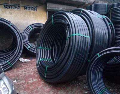 Water works and borehole pipes