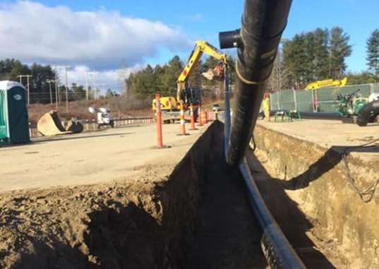 Pipeline trench installation