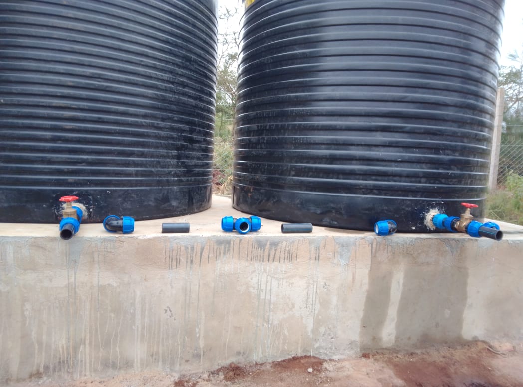 Water Storage Tank Installation